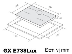Bếp Từ GrandX GX-E738LUX
