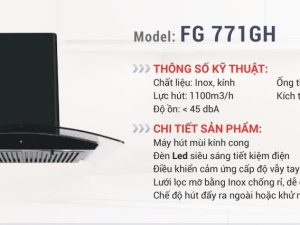 Máy Hút Mùi Fuger FG 771GH