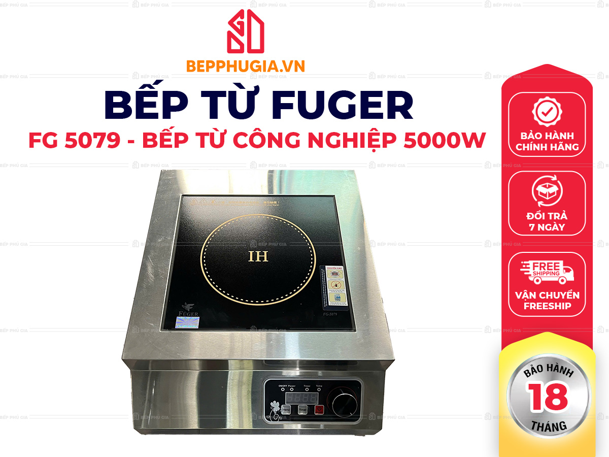 Bếp Từ Công Nghiệp 5000W Fuger FG 5079