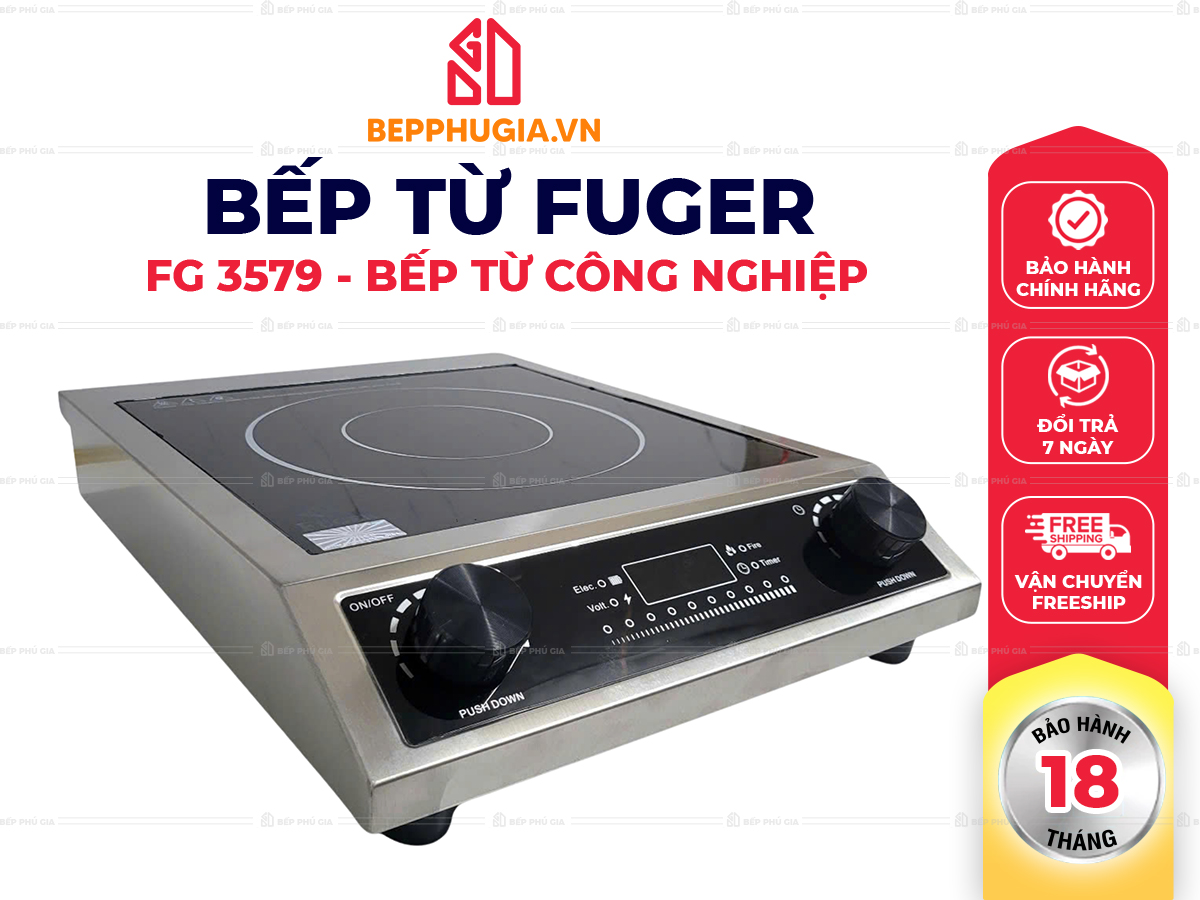 Bếp Từ Công Nghiệp 3500W Fuger FG 3579