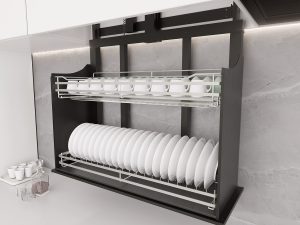 Kệ Chén Đĩa Nâng Hạ Điện Tự Động Yosimi