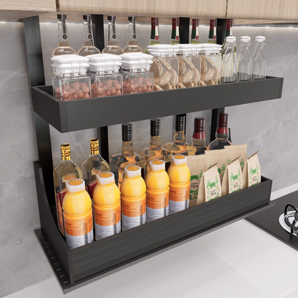 Kệ Gia Vị Nâng Hạ Điện Tự Động Yosimi