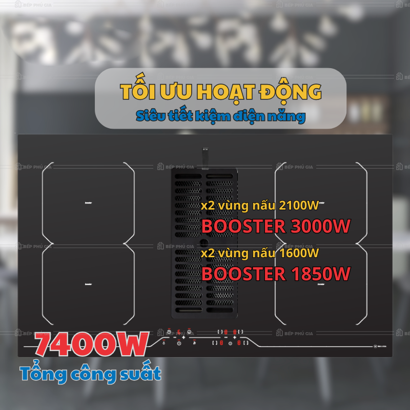 Bếp Từ Bốn Malloca HIH 864