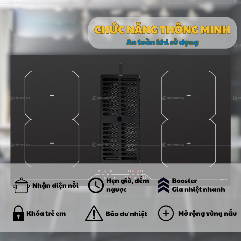 Bếp Từ Bốn Malloca HIH 864