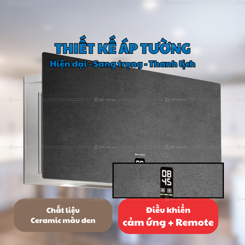 Máy Hút Mùi Malloca Time K15 Nero