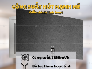 Máy Hút Mùi Malloca Time K15 Nero