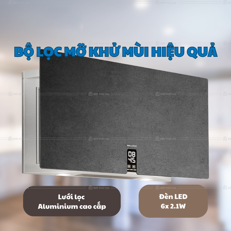 Máy Hút Mùi Malloca Time K15 Nero