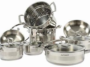 Bộ Nồi Chảo Inox 8 Món Junger JC-100