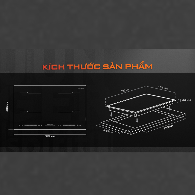 Bếp Từ Đôi Junger MK-22