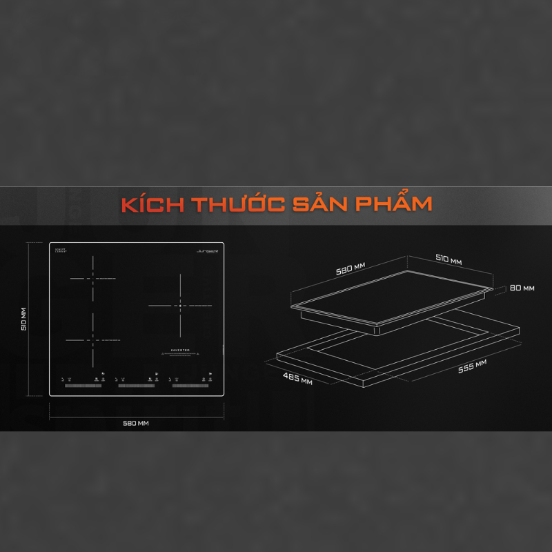 Bếp Điện Từ Ba Junger CEJ-300-IIF