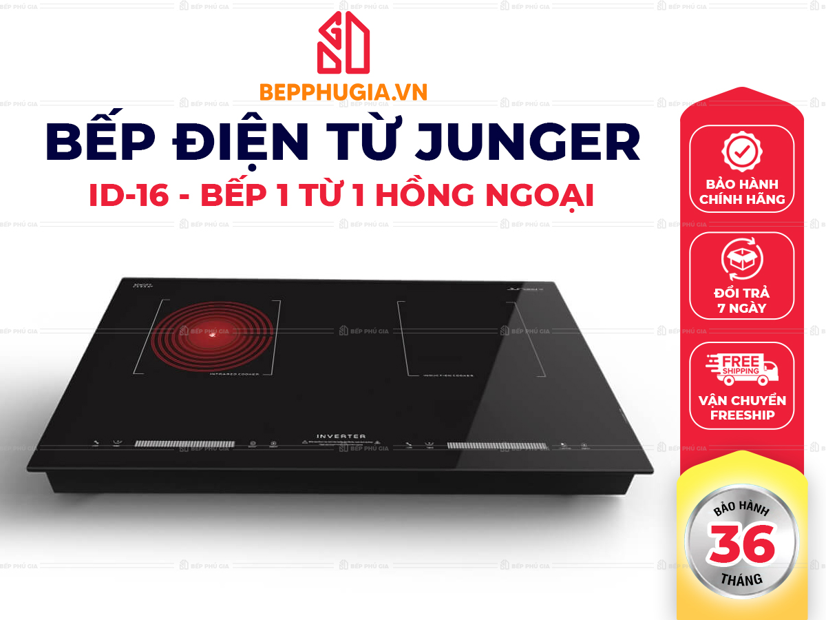 Bếp Điện Từ Đôi Junger ID-16