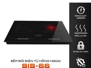 Bếp Điện Từ Đôi Junger SIS-66