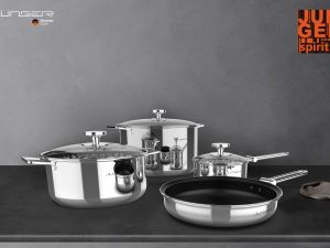 Bộ Nồi Chảo Inox 7 Chi Tiết Junger CWJ-070