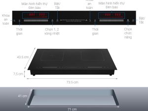 Bếp Điện Từ Đôi Junger MTD-18