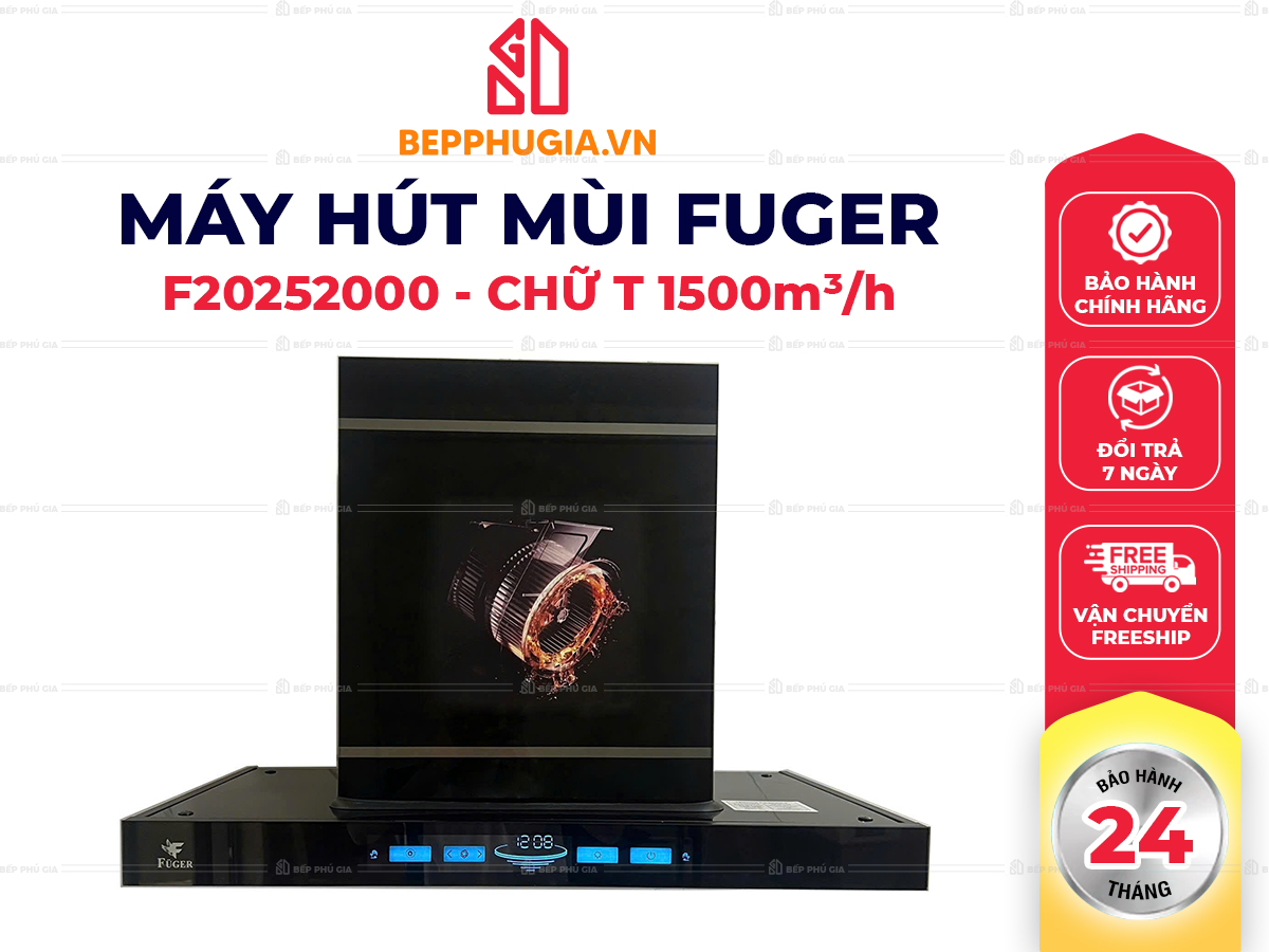 Máy Hút Mùi Chữ T Fuger F20252005 Máy Hút Mùi Chữ T Fuger F20252005