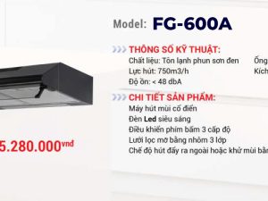 Máy Hút Mùi Fuger FG 600A