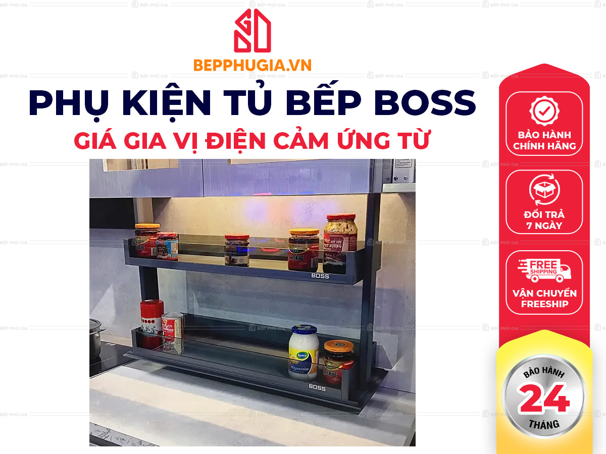Giá Gia Vị Điện Cảm Ứng Từ Boss