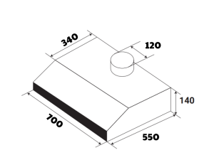 Máy Hút Mùi Kaff KF-701B