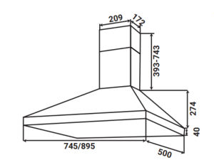 Máy Hút Mùi Kaff KF-PYRA750