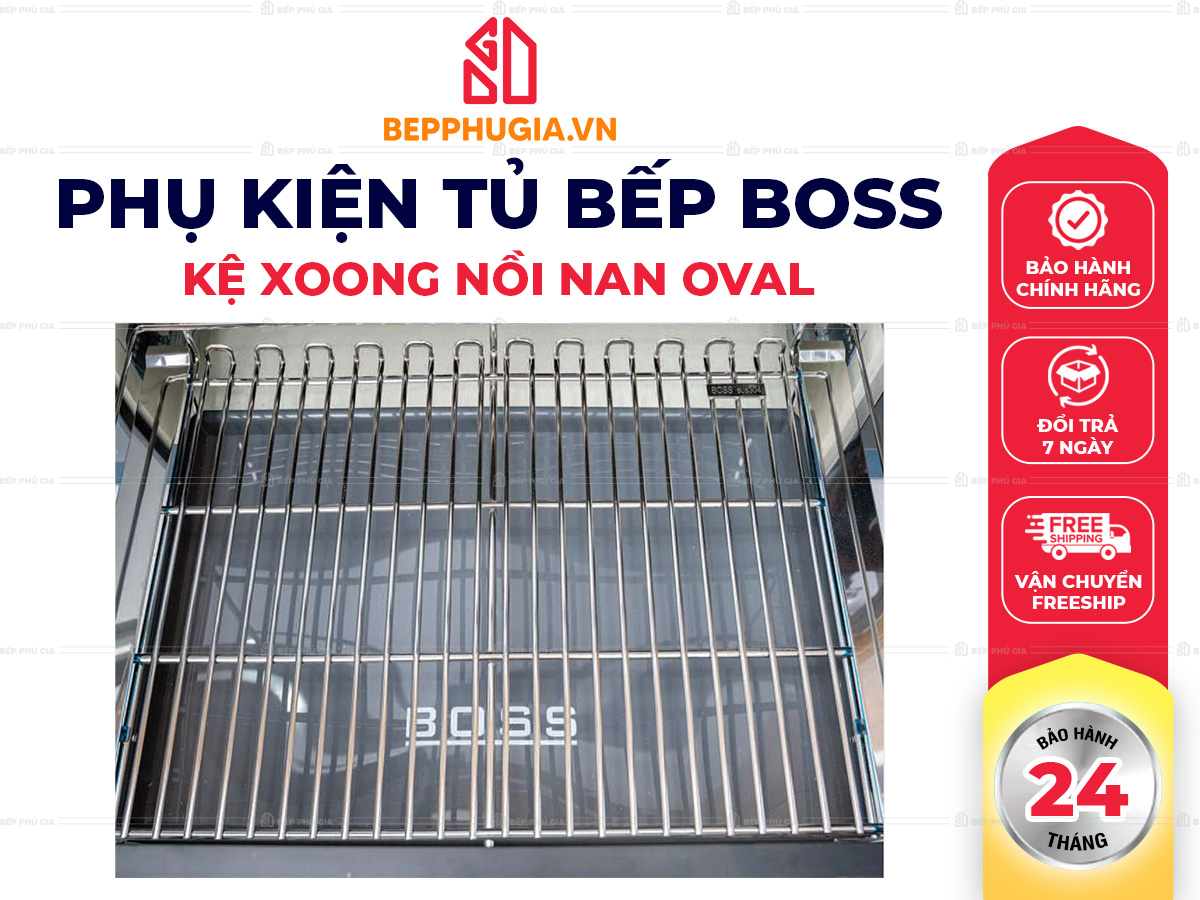 Kệ Xoong Nồi Boss Nan Oval