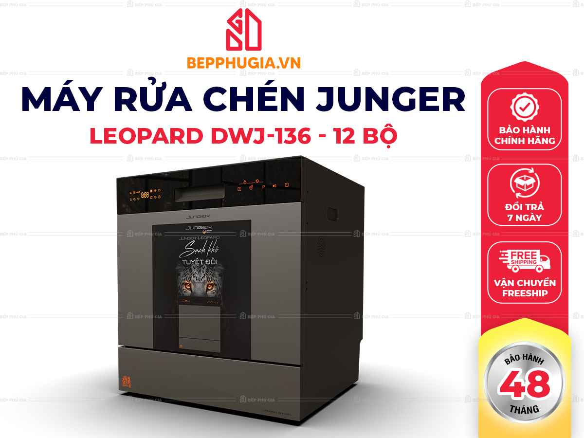 Máy Rửa Chén Junger Leopard DWJ-136-VG Máy Rửa Chén Junger Leopard DWJ-136-VG