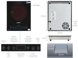 Bếp Điện Đơn Kaff KF-330C