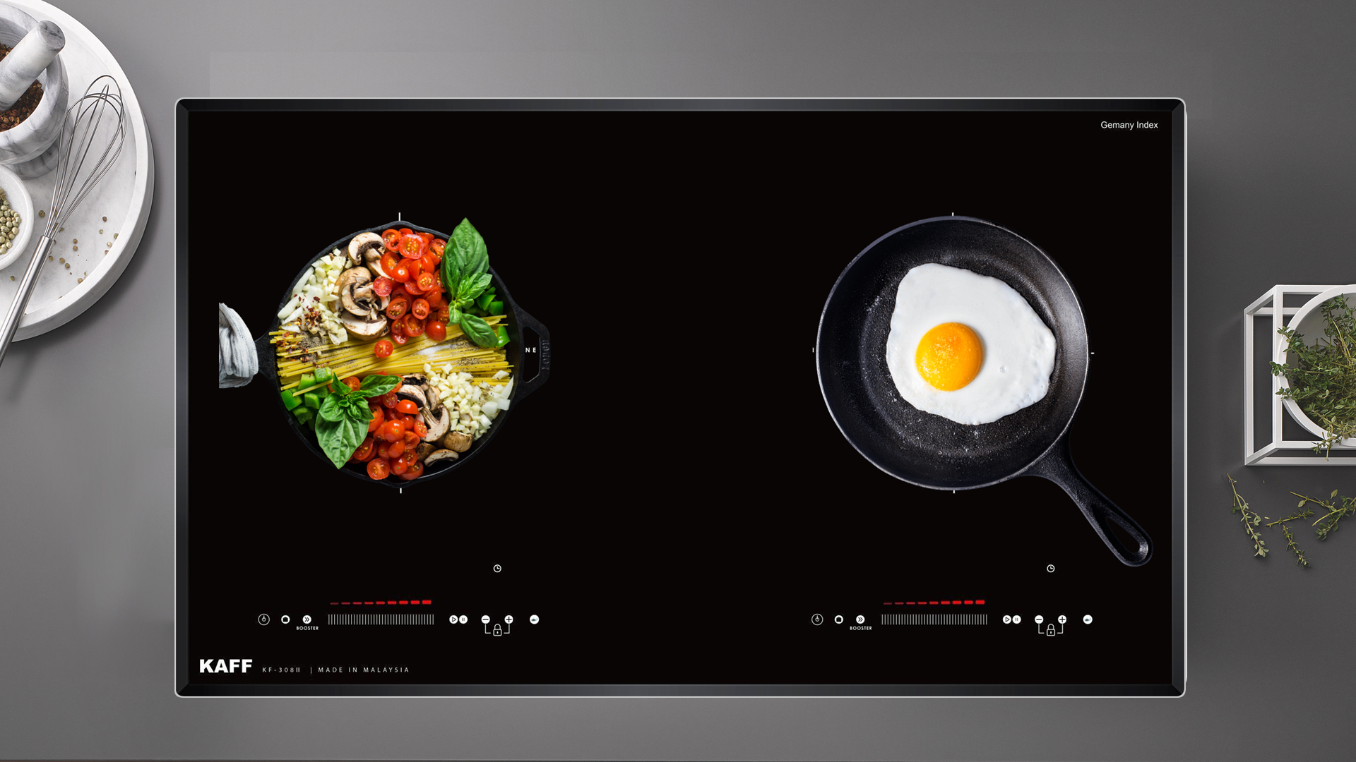 Bếp Từ Đôi Kaff KF-308II