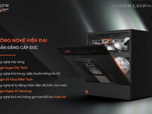 Máy Rửa Chén Junger Leopard DWJ-136-VG