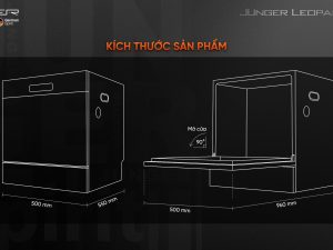 Máy Rửa Chén Junger Leopard DWJ-136-VG