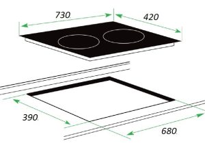 Bếp Từ Đôi Kaff KF-179II