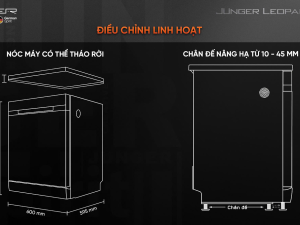 Máy Rửa Chén Junger Leopard DWJ-183