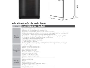 Máy Rửa Bát Bosser SMU775BSIBL - Serial 7