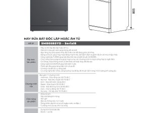 Máy Rửa Bát Boss SM805BSYD - Serial 8