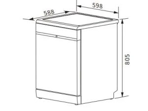 Máy Rửa Bát Boss SM805BSYD - Serial 8